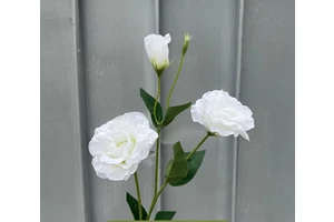 Wholesale Small Fresh Floral Arrangement White Simulation Flower Embroidered Decorative Wedding Centerpiece Table Decoration