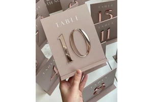 Acrylic Table Numbers Unique Design For Wedding Decorations, Reception Table Number Wedding Table Numbers For Wedding Reception