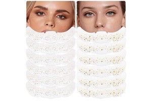 ZHI JIA 43Designs Waterproof Sexy Paper Holiday Party Women Girl Body Face Freckles Temporary Tattoo Patch Stickers