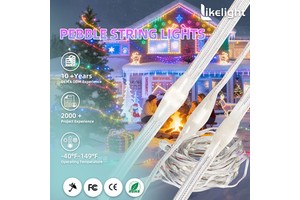 Wholesale OEM ODM 10mm*4.2mm Fairy String Lights WS2811 SK6812 IP67 Mini Led Pebble Pixel Lights Strings For Holiday Decorations