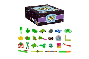 150pcs Party Favor Toys Mystery Box Stuffers Surprise Little Toy Blind Box Treasure Box Set for Kids Prize Birthday Festive Gift