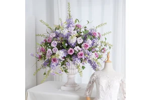 Wholesale Luxury Silk Flowers Decor Artificial Flower Ball Arrangement Centerpieces for Wedding Table Party Decorations