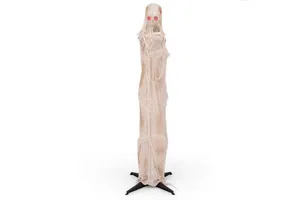 6FT Halloween Decorations with LED Glowing Red Eyes