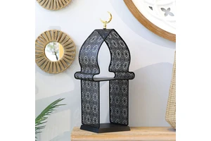 New Arrival Medium Size Portable Table Top Reusable Indoor Use Decor MDF Made Mosque Design for Eid & Ramadan Supplies Wholesale