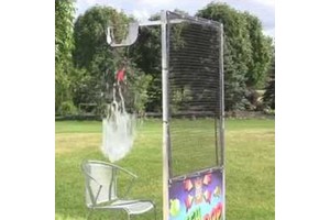 Water Ball Toss Carnival Game Splash Toss Target Throwing Game Summer Events Party Rental Equipment Inflatable Playground Metal