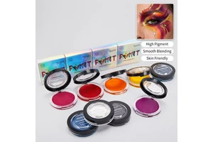 Vibrant Face Body Paint Palette 12 Colors Professional SFX Makeup Kit For Halloween Cosplay Festival Stage Party Paint OEM Kit