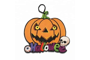 Happy Halloween Decoration Pumpkin Pattern Hanging Supply for Wall Window Gate Decoration