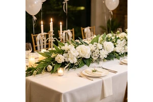 Factory Wholesale Artificial Florals, Wedding Table Centerpieces, Swag Garland Wreath Arch Wall Hanging Home Decor