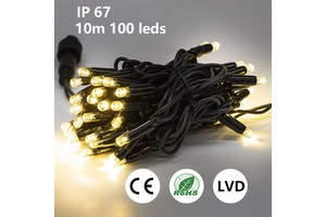 Ip65 Rubber Cable String Light Waterproof Outdoor For Garden Decoration Party Christmas Led Twinkle Light