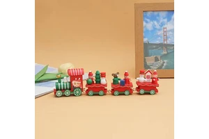 Manufacturer Custom Christmas Small Train Decorations New Design Mini Christmas Ornament for Wholesale Use