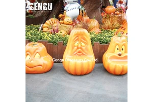 Customized Any Size Halloween Decoration - Fiberglass Pumpkin Chair