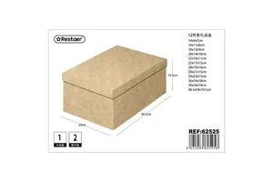 Box of 12 Pieces 40.5x29x19.5 cm Party Supplies-Gifts