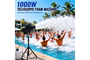 Best Price 1000W Party Foam Machine Party For Summer Activities Kids Swimming Pool DJ Events Foam Cannon Machine