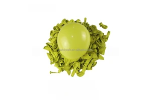 HLC Customizable 5-inch Assted Colors Macaron Balloons Transparent Balloon Party Favor for Wedding Room Birthday Party Decor Set