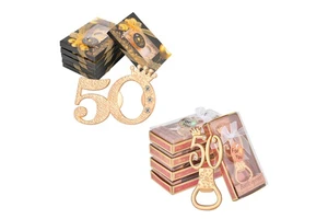 Gold Number 30 40 50 60 70 80 Bottle Opener Gift for Birthday Party Guests Retire Return Favor Souvenir Gifts