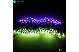 SHIJI Waterproof Led Point Light Addressable GS8208 RGB Led Light String for Christmas Light Decoration