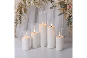 Matti's Wholesale Wedding Event Centerpieces Table Light Decorations Flowers and Led Candle For Decoration Wedding Artificial