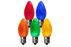 China Factory Export USA Standard C7 LED Christmas Light Bulb for Outdoor Indoor