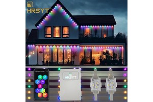 HRSTY Outdoor Jelly Rgbw Controller App Rgbw 48V Pixel Power Supply Box Lights Permanent Christmas Lights