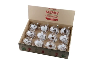 Festive Season Christmas Ornaments Decorations 12pcs 80mm Shatterproof Christmas Ball Set