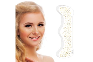 Hot Sparkle WX QB Makeup Patches Gold Freckle Tattoo Sticker Temporary Body Art Design for Holiday Parties & Paper Festivals