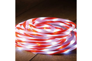 Outdoor Waterproof LED Rope Light Christmas Candy Cane Fairy LED Rope Lights for Holiday Decoration