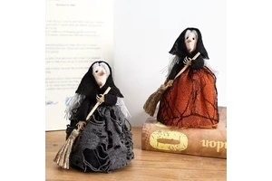 Halloween Party Table Decoration Witch Theme Supplies