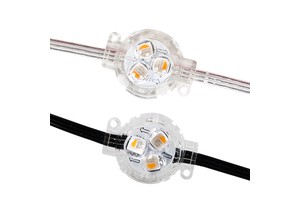 Gemstone Permanent Holiday Christmas Lights Track 30mm RGBW UCS2904 12V LED Pixel Light Outdoor Indoor Light String