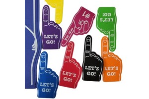 Custom Logo Wholesale EVA Cheerful Gloves Multiple Colors Sports Games Promotional Party Handheld Props Foam Gloves
