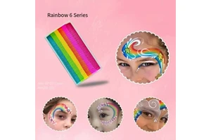 High Pigmented Private Label Water-Acivated Body and Face Painting Kit for Parties Waterproof and Colorful for Children