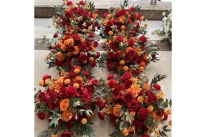 Arrangement Wedding Centerpieces Garland Flower Arrangement Party Decoration Artificial Flower Table Centerpiece