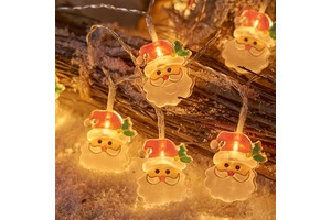 New LED Christmas Tree Decorative Lights String PP Material for Room Party Decoration and Christmas Window Display