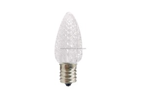 Holiday Lighting C9 Omicore Faceted LED Christmas Lights with 2 SMD LEDs Per Bulb RGBW/2700K Color Options Indoor/Outdoor Use