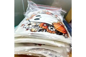 Wholesale For DTF Transfers Ready-to-Press Screen Print Heat Stickers For T-Shirts & Bags Halloween Designs