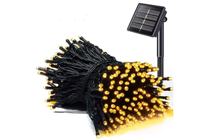 IP65 Waterproof Indoor & Outdoor LED Christmas Lights PVC Fairy String Lights for Garden Decoration for Christmas New Year's Eve