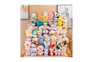 Wholesale Cheap Promotion Claw Machine Doll 16-20cm Mix Plush Machine Toys Soft Stuffed Doll High Quality Stuffed Plush Toys