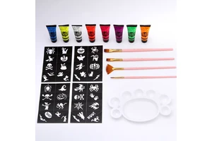 10ml Face Body Paint Pigments Facial Neon Fluorescent Party Festival Bar Makeup Kids Face Paint UV Glow Painting
