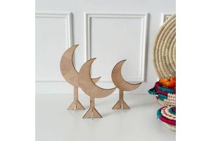Natural Wooden Decorative Accessory for Ramadan Supplies India RR ENTERPRISES