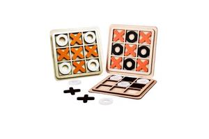 Wholesale Early Educational Toddler Wooden Tic-Tac-Toe & Xo Chess Board Game Toys Party Event Supplies for Kids