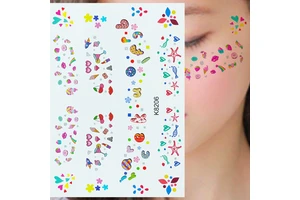New Children's Day Face Freckles Stickers Cartoon Cute Stage Makeup Water Transfer Tattoos Stickers