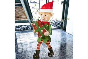 3D Pinocchino LED Elf Solar Christmas Light 93cm 3D LED Solar Christmas Light with IP65 Rating