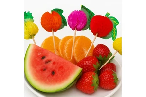Hot Sale High Quality 10 CM Mix Fruit Sticks Party Favors for Back to School & Christmas