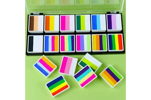 GP Water-Based Body and Face Paint Non-Toxic Quality Washable Facial Paint Palette for Makeup Party Cosplay Kids Face Painting