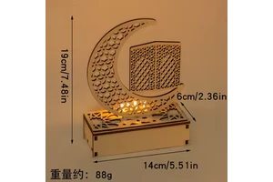 Home Islamic Muslim Party Supplies Ramadan Kareem Eid AI Adha Eid Mubarak Decor Ramadan and Eid Decor