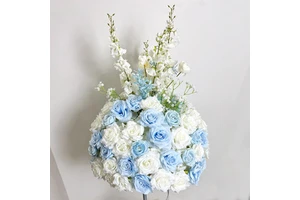 FLS Hot Sale Handmade Table Flower Wedding Centerpiece Artificial Floral Decor for Reception
