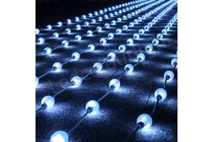 Outdoor Christmas Tree Light Pixel LED RGB WS2811 Crystal 35mm LED Curtain Pixel Ball Light