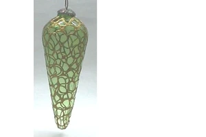 Glass Christmas Hanging Decoration Festive Ornament for Interior Decor