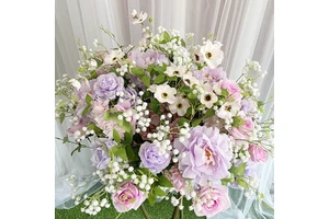 Wedding Engagement Background Decoration Ambiance Handmade Artificial Flowers Wedding Table Centerpieces Flower