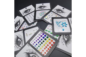 Waterproof 3D Eye Party Sticker Face Paint Sticker Stage Art Beauty Eye Art DIY Eye Tattoo Sticker