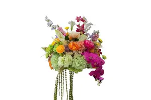 Design High Quality Durable Event Floral Decoration Artificial Flower Wedding Table Centerpiece
